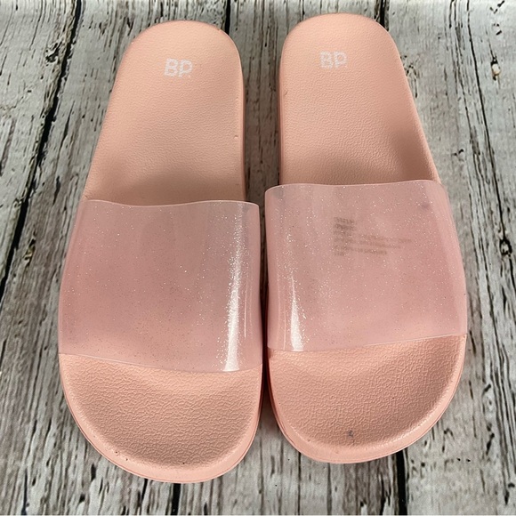 BP “June” Pink Jelly Slides Women’s Sz 11 Casual Pool Slides Slip On Sandals - Picture 2 of 11